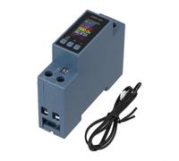 Compteur Énergie Rail DIN 40A pour affichage LCD Couleur Compteur | Boîtier PC ignifuge pour robuste, résistance chaleur, sécurité accrue, usage résidentiel et commercial