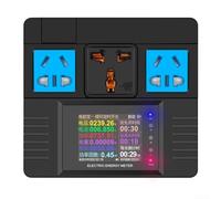 Compteur Énergie WiFi AC85-265V 16A pour alarme Surcharge Compteur(WIFI) | WiFi connecté, pour alarme surcharge, coupure auto, compatible pour ios pour android, contrôle à distance