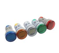 Compteur Hertz électrique à affichage numérique, indicateur de fréquence, testeur combiné AC(Green)