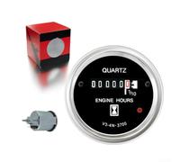 Compteur horaire numérique 52 mm 0-99999.9H AC/DC 6V-80V étanche compatible avec veethree 4N3700 040948 pour tracteur, camion, bateau, camping-car
