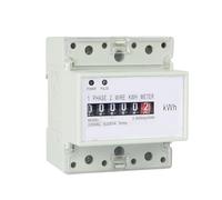 Compteur Kwh sur rail Din, DDS546 AC 220 V 100 A monophasé à deux fils, compteur d'énergie analogique, wattmètre d'électricité(Digital type DDS546)