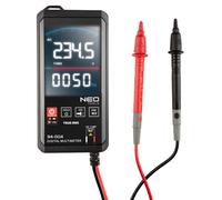 NEO TOOLS Colorimètre numérique pour mesures spéciales d'intervalles ; écran LCD ; 2 sondes de mesure intégrées ; écran tactile, détection du champ électrique NCV ; continuité du circuit électrique ;