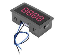 Compteur Numérique Automatique Mini 4 chiffres 0-999 Haute Précision Compteur Haut/Bas Plus/Moins Panneau Compteur avec Câble(Rouge)