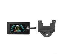 Compteur Numérique DC Étanche pour surface pour golf Cart Compteur | Écran LCD 4.5x2.5cm, pour alarme tension haute/basse, surveillance température, capacité , lecture claire(A)
