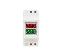 Compteur numérique LED multifonction sur Rail DIN 2P, AC 80-300V AC 200-450V, ampèremètre, voltmètre, compteur d'énergie, D37-2042