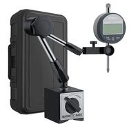 Compteur numérique pour mesure de profondeur avec base magnétique, plage de mesure de 0 à 25,4 mm, capacité de 80 kg, système métrique/impérial
