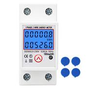 Compteur Puissance Électrique Multifonctionnel Monophasé Réinitialisable Rétro-éclairage