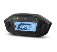 Compteur vitesse moto Universel Pour 1,2,4 Cylindres 10000 Tr/min Moto Affichage Odomètre Tachymètre Avec Capteur Numérique Tableau De Bord Jauge