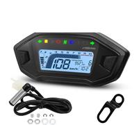Compteur vitesse moto Universel Pour 1,2,4 Cylindres 10000 Tr/min Moto Affichage Odomètre Tachymètre Avec Capteur Numérique Tableau De Bord Jauge