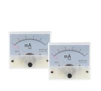 Compteurs d'ampères DC 85C1-mA, jauge analogique, panneau, plage de mesure : 1 mA, 2 mA, 10 mA, 20 mA, 50 mA, 100 mA, 1 pièce (500 mA)