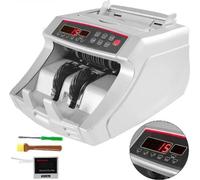 Compteuse de billets DeLuxus - Compteuse de billets professionnelle - Grise - 1000 billets/minute