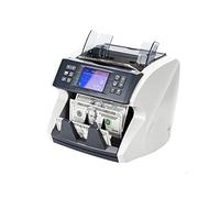 Compteuse de Billets, Money Counter Machine 2 cis montre une valeur totale 6-8 mélange Billnote comptant faux argent/devise contrefaite détection UV mg ir
