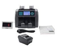 Compteuse de Pièces, Dénomination de dénomination comptoir la machine mélange du compteur valeur contrefaçon for 5 à 7 types devises tri et compter le facture restauration bancaire(Display)