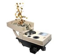 Compteuse-trieuse de pièces électronique, Machine numérique de Grande capacité (1200 unités/Min) prenant en Charge Le comptage et Le tri, pour banques, Bus, salles de Jeux. CS-200