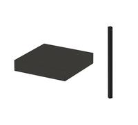 Comptoir Bar d'angle gris cargo pour Modulo ou Felix - Cuisine extérieure ENO