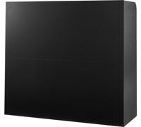 Comptoir d'accueil rectangulaire 47,24 pouces Table de bureau noire
