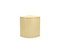 Comptoir d'angle courbe de magasin et réception cm60 finition en érable 60cm x 60cm x 90cm
