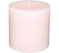 Bougie Cylindrique Rustic 10cm Rose Clair