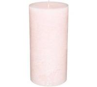 Bougie Cylindrique Rustic 14cm Rose Clair