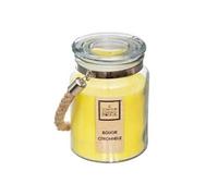 Comptoir de la Bougie - Bougie Parfumée en Verre "Corde" 500g Citronnelle