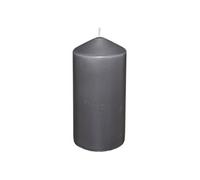 Bougie Ronde Basic 14cm Gris
