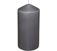Bougie Ronde Basic 14cm Gris