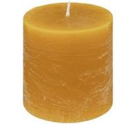 Bougie ronde OLIA Ø 6,7 cm Jaune