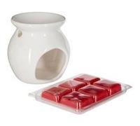Atmosphera - Brûle - parfum et cire - fruits rouges - 30g