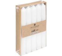 Atmosphera - Lot de 10 bougies bâtons blanc 45 g