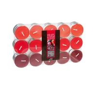 Comptoir de la Bougie - Lot de 30 Bougies Parfumées "Nina" 3,7cm Fruits Rouge