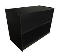 Comptoir de Ventes Vitrine - Noir A1200 Magasin Commerce Marchandise