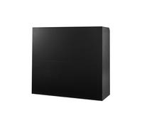 Comptoir de Réception SucceBuy en MDF 120x48x110cm Noir avec Tiroir et Armoire