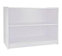 Comptoir de Ventes Vitrine - Blanc A1200 Magasin Commerce Marchandise Blanc G