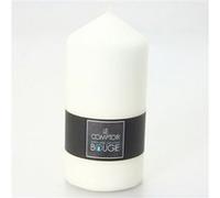 Comptoir des bougies - Bougie ronde - H. 14 cm - Ivoire Blanc G
