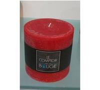 Atmosphera Bougie rustique Ø10 x H10 cm Rouge 663 g
