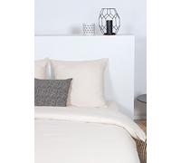 Comptoir Des Tisseurs Lot De 2 Taies d'oreiller Microfibre 63X63cm Beige | 2 Taies d'Oreillers beige