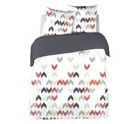 Comptoir des Tisseurs - Parure De Lit Ethnique 2 Personnes : Housse De Couette 240X220 Cm + 2 Taies d'oreiller 65X65 Cm 100% Coton Seri
