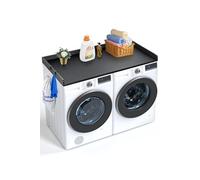 Comptoir Pour Lave-Linge Sèche-Linge Surface En Bois Dessus Résistant L'eau 137x70cm