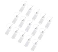 COMPUKAS 15 Pièces Flacon Compte-gouttes Vide 10ml Embout Aiguille Précis, Bouteille de Colle pour Pointes de Quilling Adaptée aux Artistes et Stockage Liquide