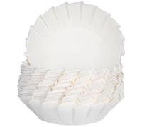 COMPUKAS Caissettes à Pâtisserie Cuisson Gâteau 200 Pièces en Papier Alimentaire 4 Pouces Blanches Antiadhésives pour Moules à Cupcakes Mariage Anniversaire