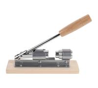 COMPUKAS Casse-Noix, Casse-Noix à Levier en Bois et Métal, pour Noix de Pécan et Noix, Picks et Brosse de Nettoyage, la Cuisine