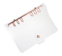 COMPUKAS Couvercle de Protection en Pvc Or Léger et Facile à Transporter pour Cahier A5 et A6, Protège-livre pour Journal Adapté aux Bureaux et Salles de Classe