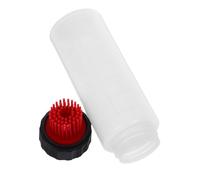 COMPUKAS Flacon Distributeur pour Huile en 175ml avec Cuisine Silicone Pinceau Résistant Chaleur Pratique et pour Barbecue Cuisson en Extérieur