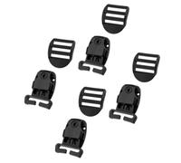 COMPUKAS Kit de Réparation Haute Résistance pour Couverture Spa Noir 4 Pièces en Plastique Loquets à Clip et Anti-Rouille, Accessoires pour Réparation Couverture Spa