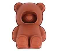 COMPUKAS Moule à Gâteau Ours en Silicone Réutilisable 3d, Antiadhésif et Sûr pour Lave-vaisselle, pour Pâtisserie et Fabrication de Savonnette Cuisine