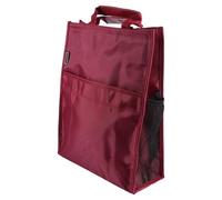 COMPUKAS Paquet de Fichiers Oxford à Trois Compartiments Grosse Capacité avec Poignée, Pochette Document Zippée Imperméable Cours Bureau