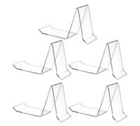 COMPUKAS Présentoir à Chaussures en Acrylique 5 Pièces Support pour Chaussures Simples Organiseur de Comptoir Multifonction Installation Facile pour Boutique et Téléphone