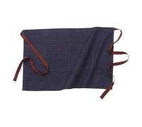 COMPUKAS Tablier de Serveuse en Denim Bleu Mi-long avec Compartiments Spacieux pour Restaurant, Design Professionnel et Style Améliorant L'efficacité du Service