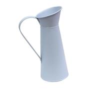 COMPUKAS Vase Pichet en Fer Multifonctionnel Blanc pour Fleurs Séchées, Design Créatif et Poignée Pratique, pour Décoration de Bureau ou Table Couleur Aléatoire