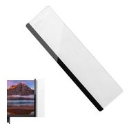 Computer Message Board Side Panel - 30x8x2cm Sticky Note Computer Side Holder | Acrylic Monitor Sticky Note Holder | Acrylic Material Computers Memo Message Board For Most Monitor, Cabinet, And Screen